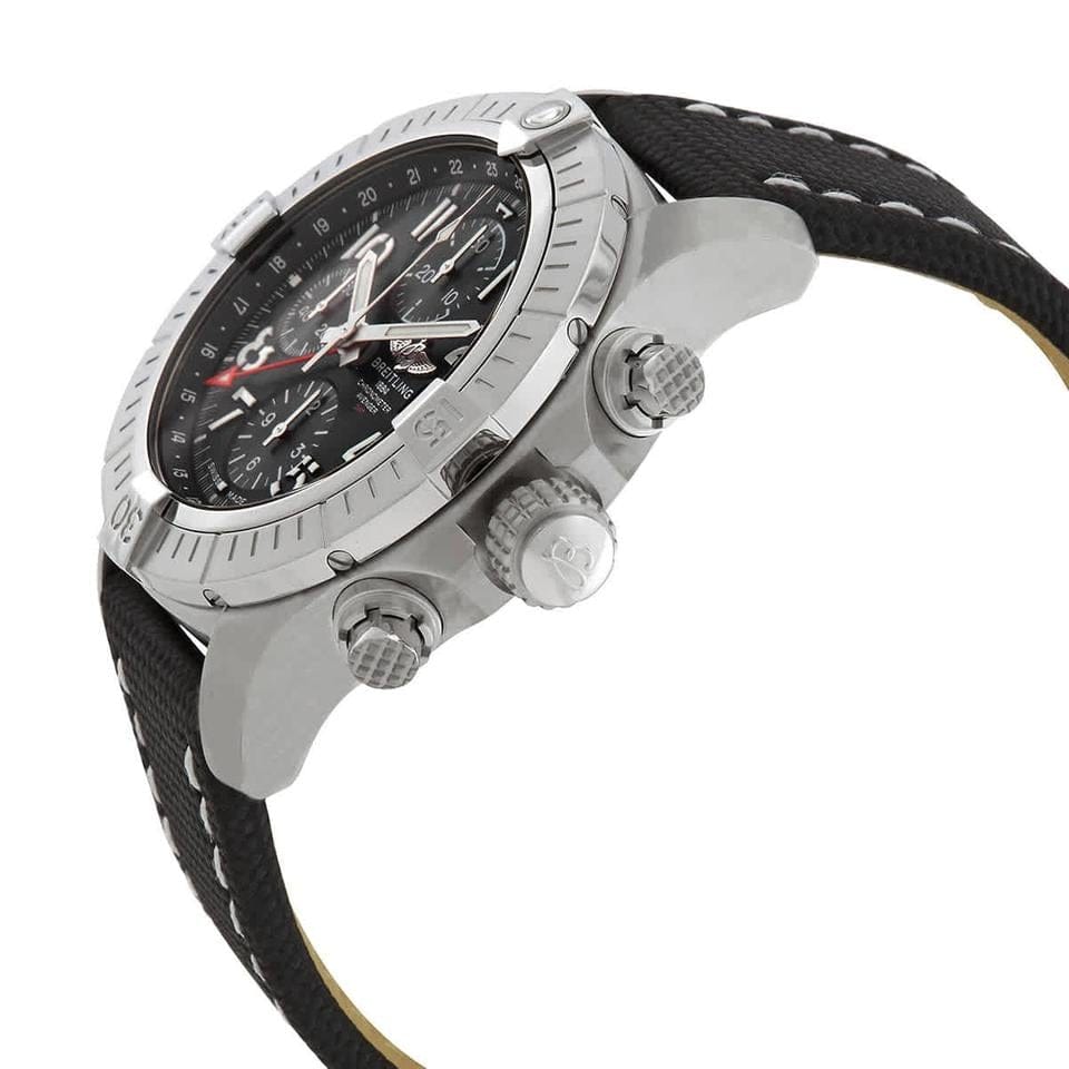 Breitling Avenger Chronograph GMT 45 Men's Watch A24315101 B1 X2 Full Complete Set