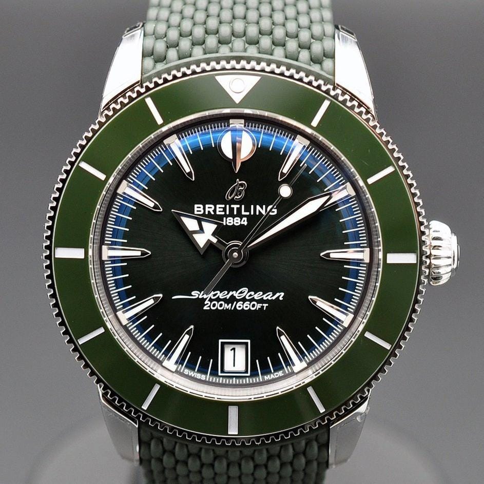 Breitling Superocean Heritage NEW Full Set Green Superocean Heritage B31 Automatic 40