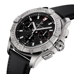 Breitling Avenger B01 Chronograph 42mm Black Dial Stainless Steel Men's Watch AB0146101 B1 X1 Complete Full Set