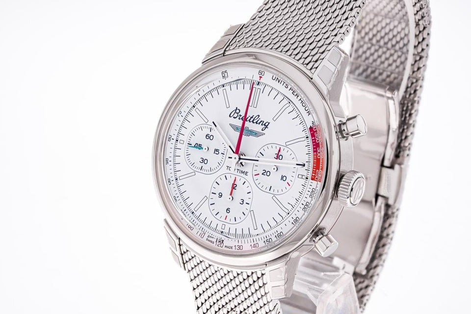 Breitling Top Time B01 Ford Thunderbird – AB01766 A1 A1 A1 – NEW & Unworn – 11/2025 Full Set