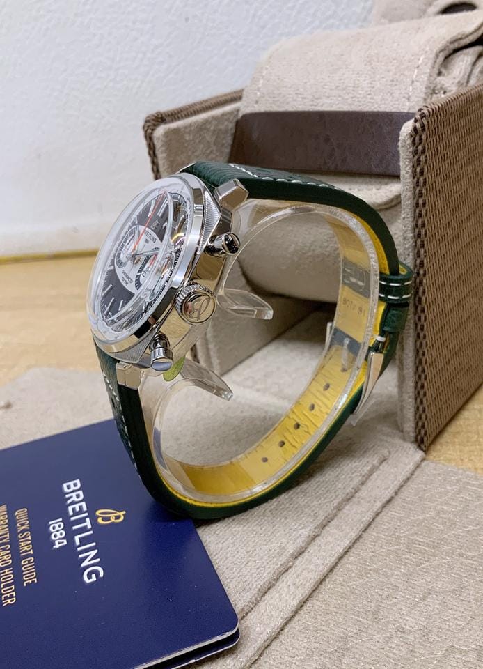 Breitling Top Time B01 Racing AB01771 A1 L1 X1 38mm Green Dial Unworn Box & Papers 2026 Limited Edition of 750