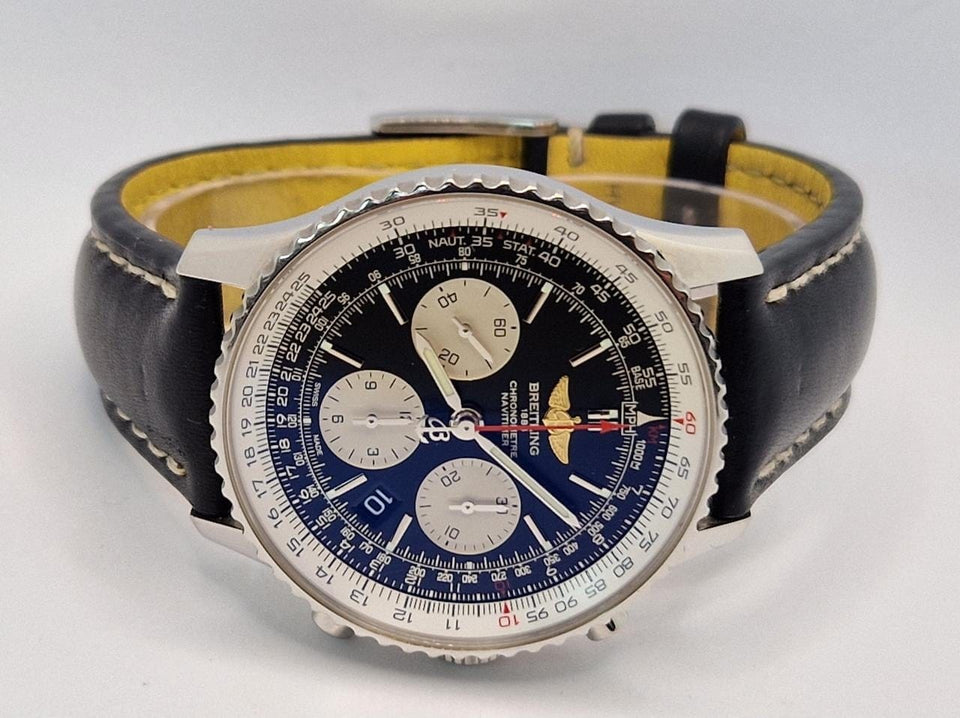 Breitling Navitimer 01with new staps