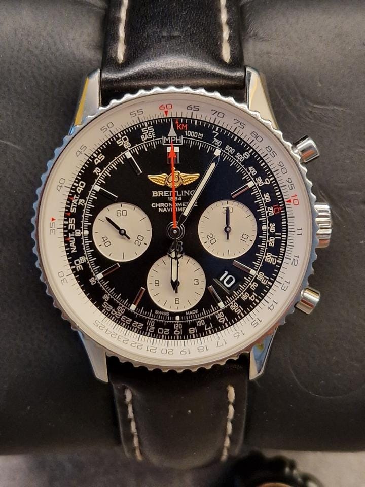 Breitling Navitimer 01with new staps