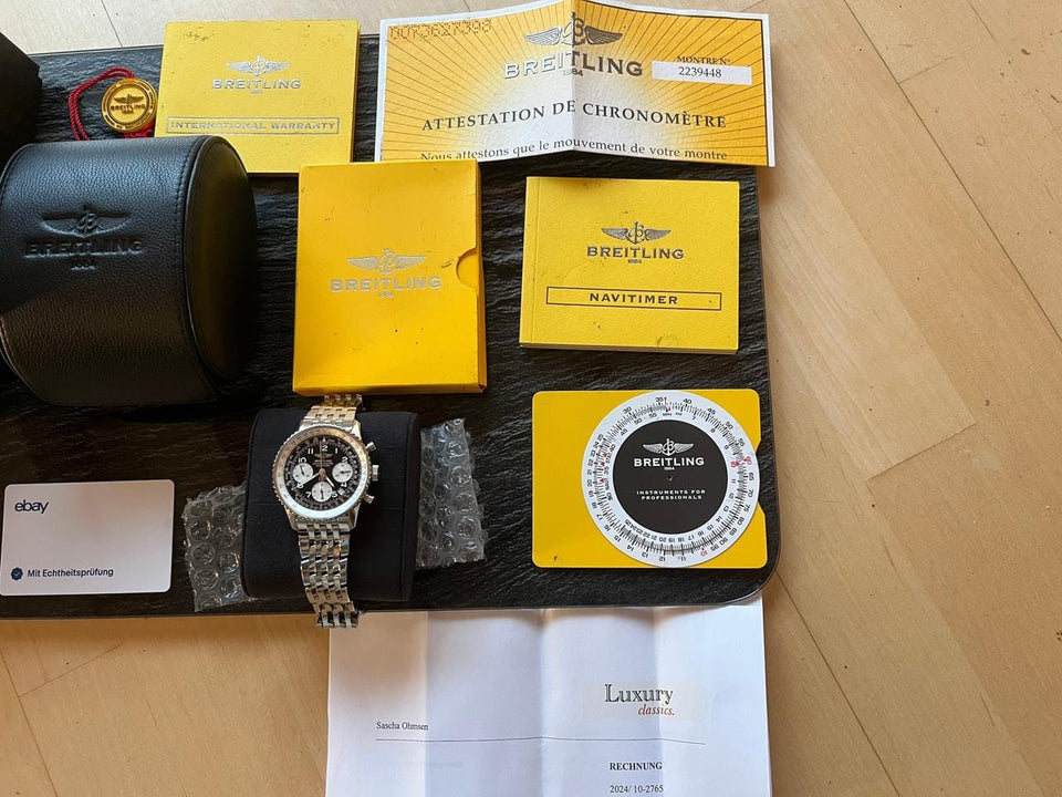 Breitling Navitimer Chronograph Full Set Perfekter Zustand