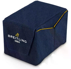 Breitling Super Avenger B01 Chronograph 46mm Blue Dial Leather Strap Steel Men's Watch EB0148101 C1 X1 Complete Full Set