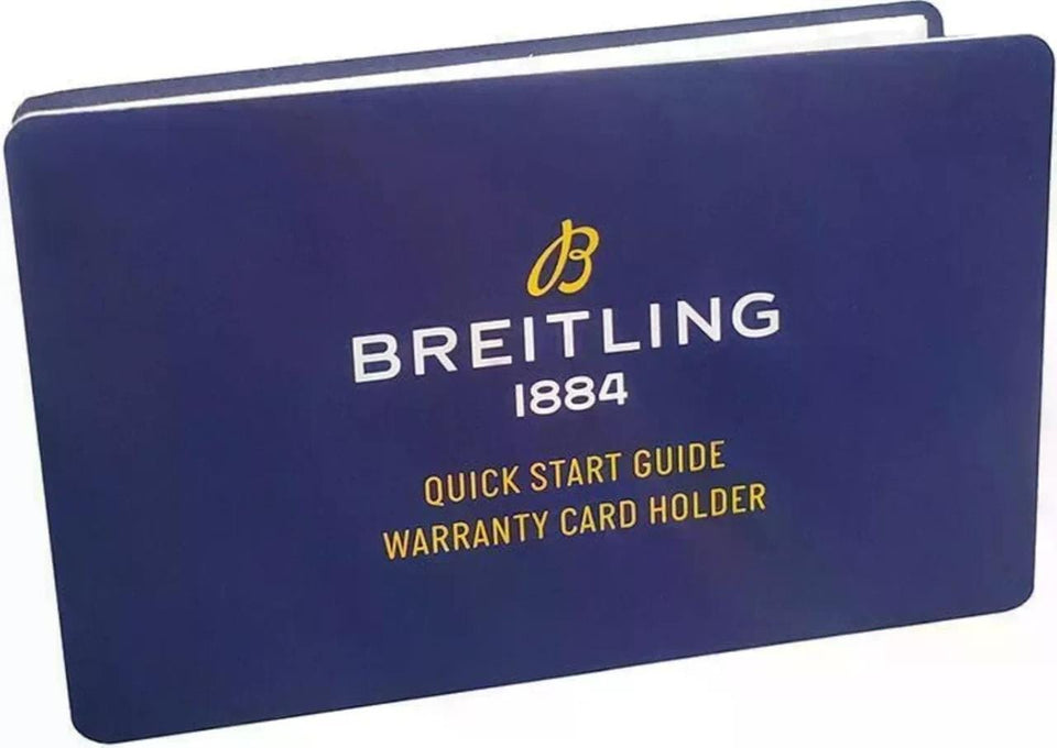 Breitling Super Avenger B01 Chronograph 46mm Blue Dial Leather Strap Steel Men's Watch EB0148101 C1 X1 Complete Full Set