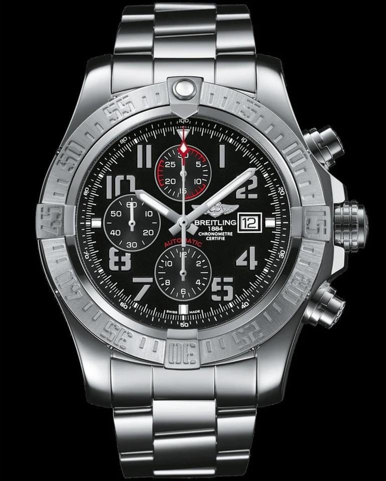 Breitling Super Avenger IIVolcano Black Edition Chronograph Automatic Black Arabic A13371