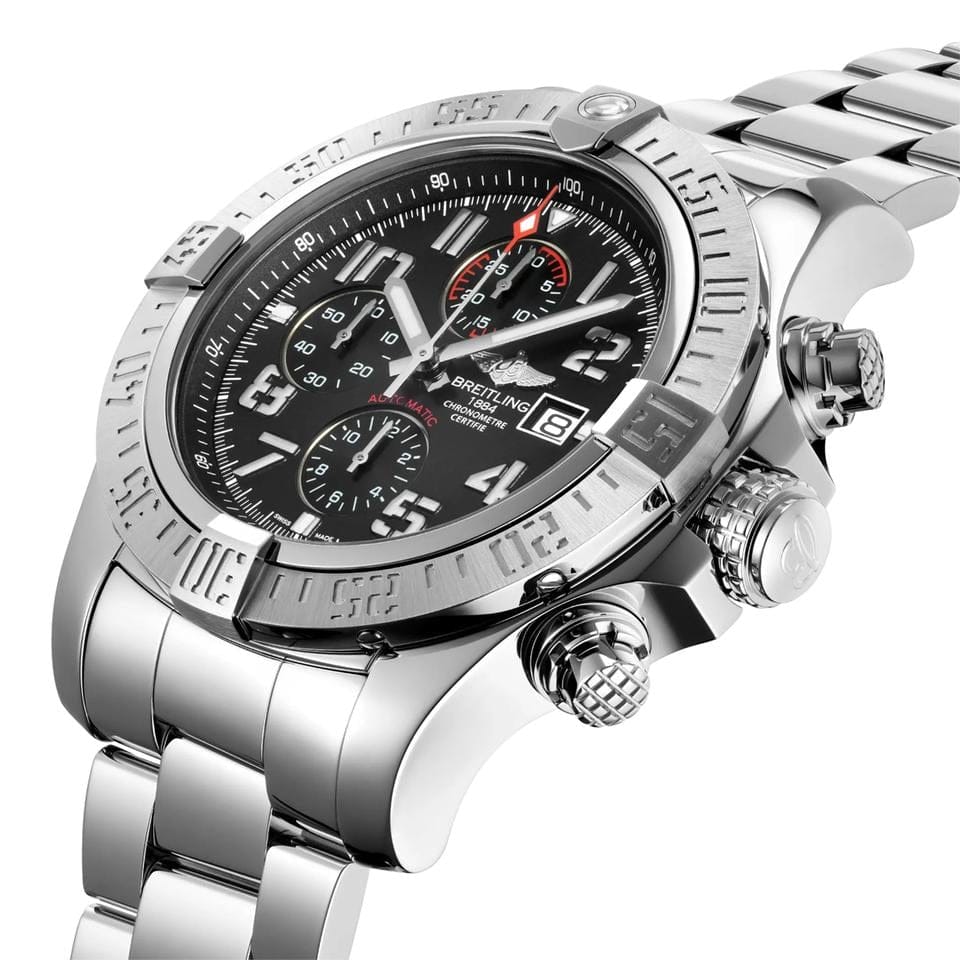 Breitling Super Avenger IIVolcano Black Edition Chronograph Automatic Black Arabic A13371