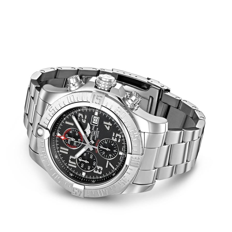 Breitling Super Avenger IIVolcano Black Edition Chronograph Automatic Black Arabic A13371