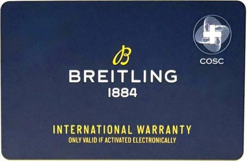 Breitling Chronomat 42 B01 42 Blue & Black Dial Steel Men's Watch AB0134101 C1 S1 Full Complete Set