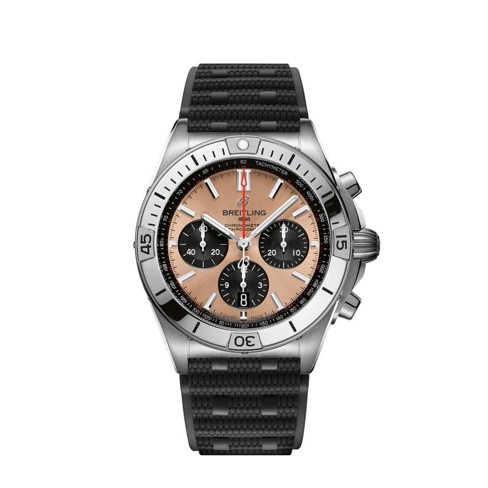 Breitling Chronomat 42 Chronograph 42 B01 Stainless Steel Salmon dial