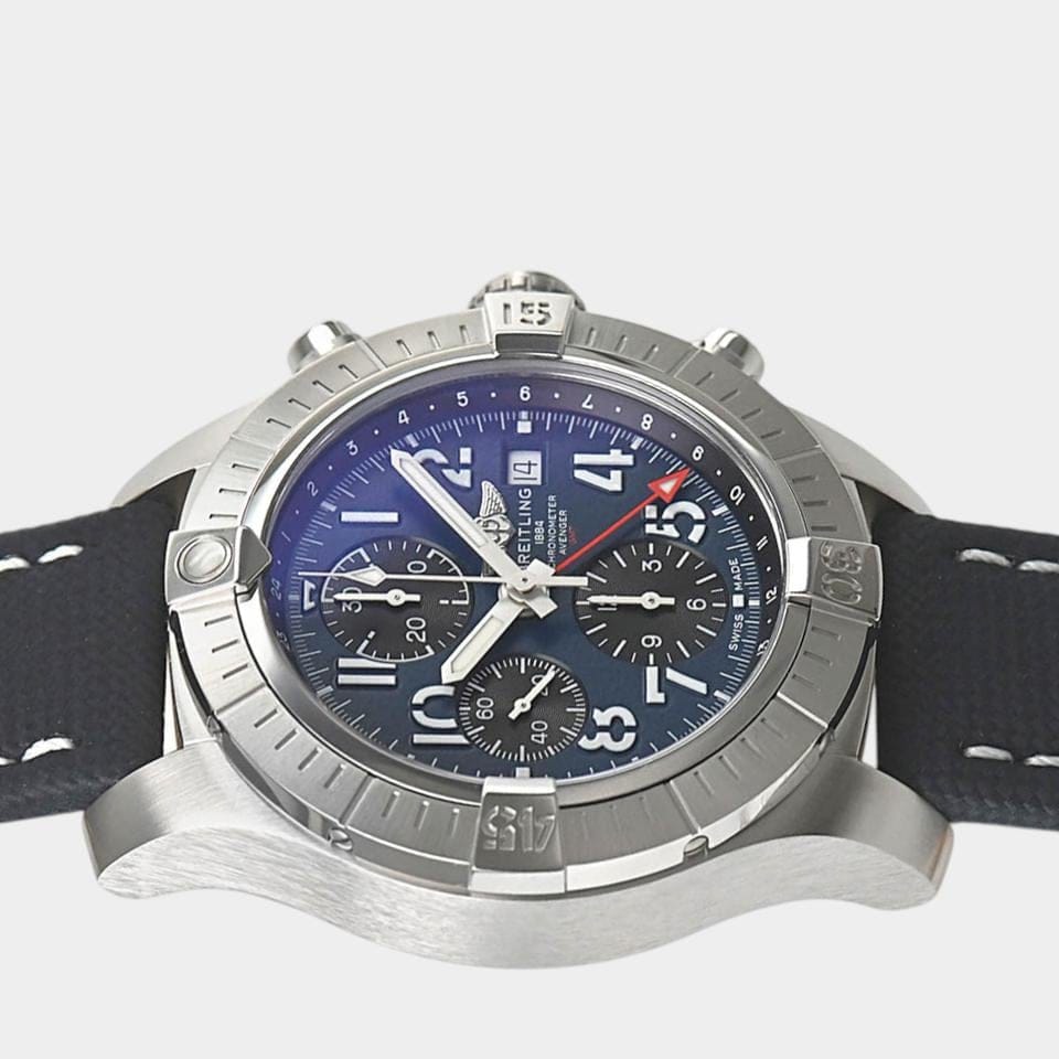 Breitling Avenger Chronograph Gmt 45 Blue / Steel / 45 mm / Box&Papers / A24315101 C1 X1