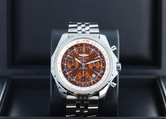 Breitling Bentley Motors Havana T Special Edition Bronze Dial Chronograph A25362 Super Rare