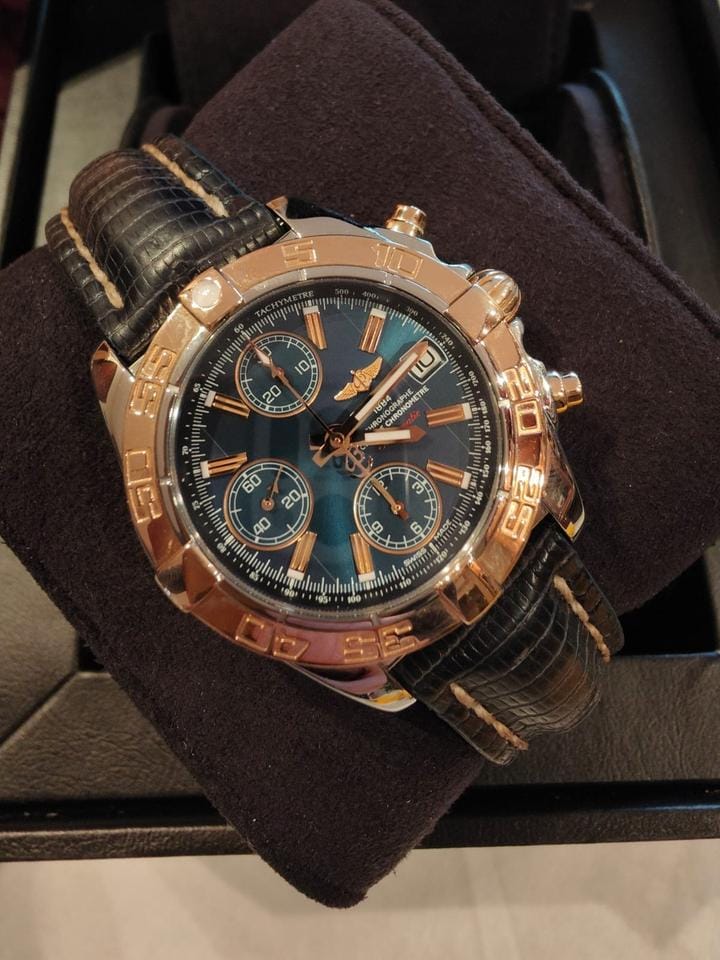 Breitling Chrono Galactic Chronomat Galactic Acciaio Oro Full Set da Collezione Revisionato