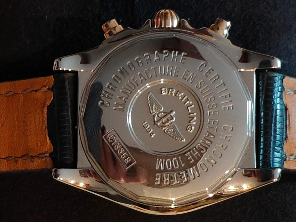 Breitling Chrono Galactic Chronomat Galactic Acciaio Oro Full Set da Collezione Revisionato