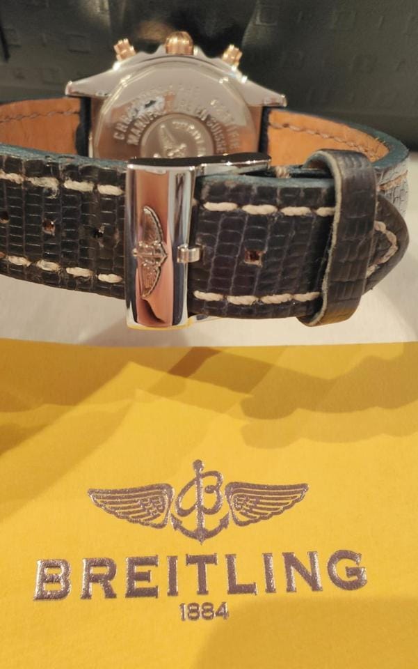 Breitling Chrono Galactic Chronomat Galactic Acciaio Oro Full Set da Collezione Revisionato