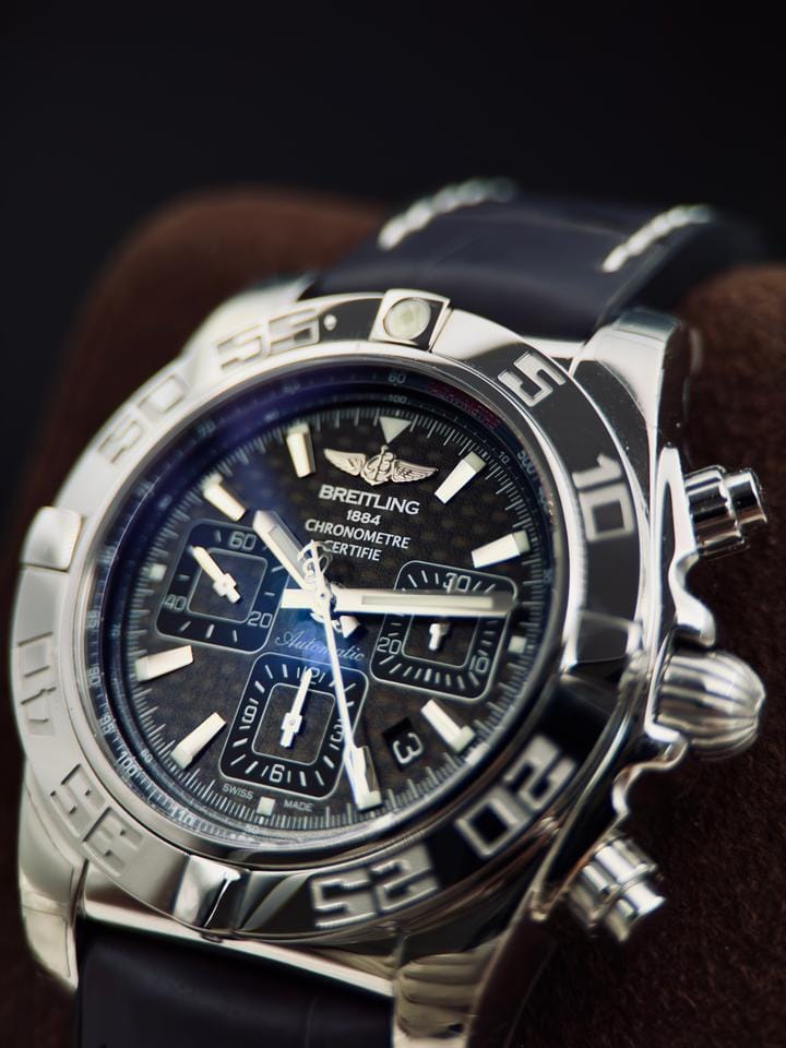 Breitling Chronomat 44 Carbon Fiber Dial ( Full stickers - Below MSRP)