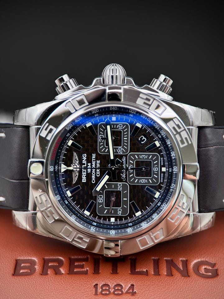 Breitling Chronomat 44 Carbon Fiber Dial ( Full stickers - Below MSRP)