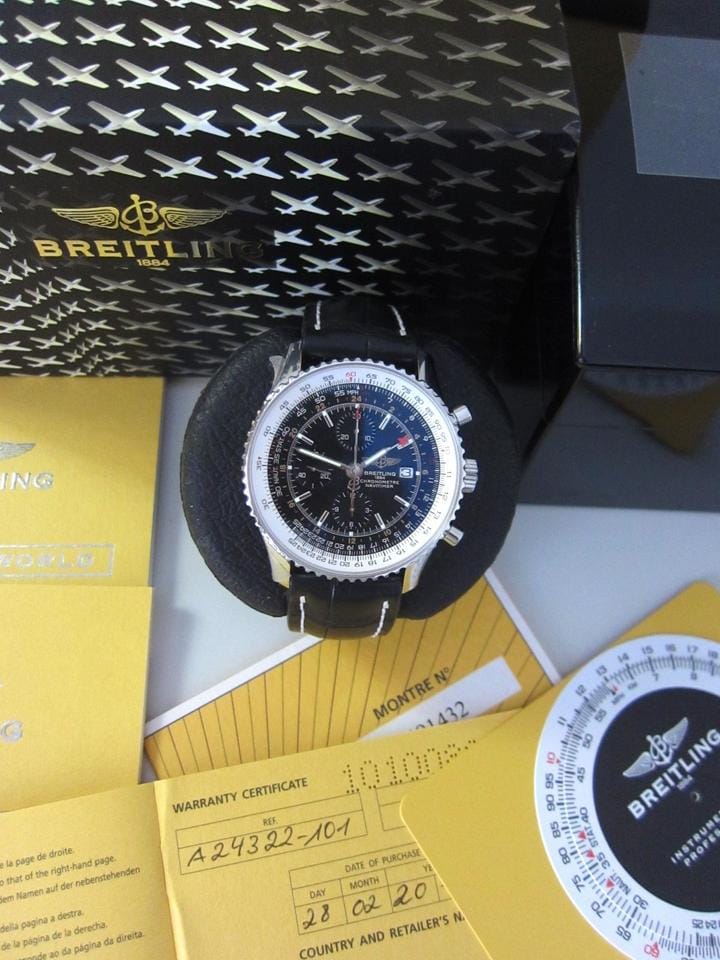 Breitling Navitimer World Box & Papiere Revision bei Breitling 10/2025