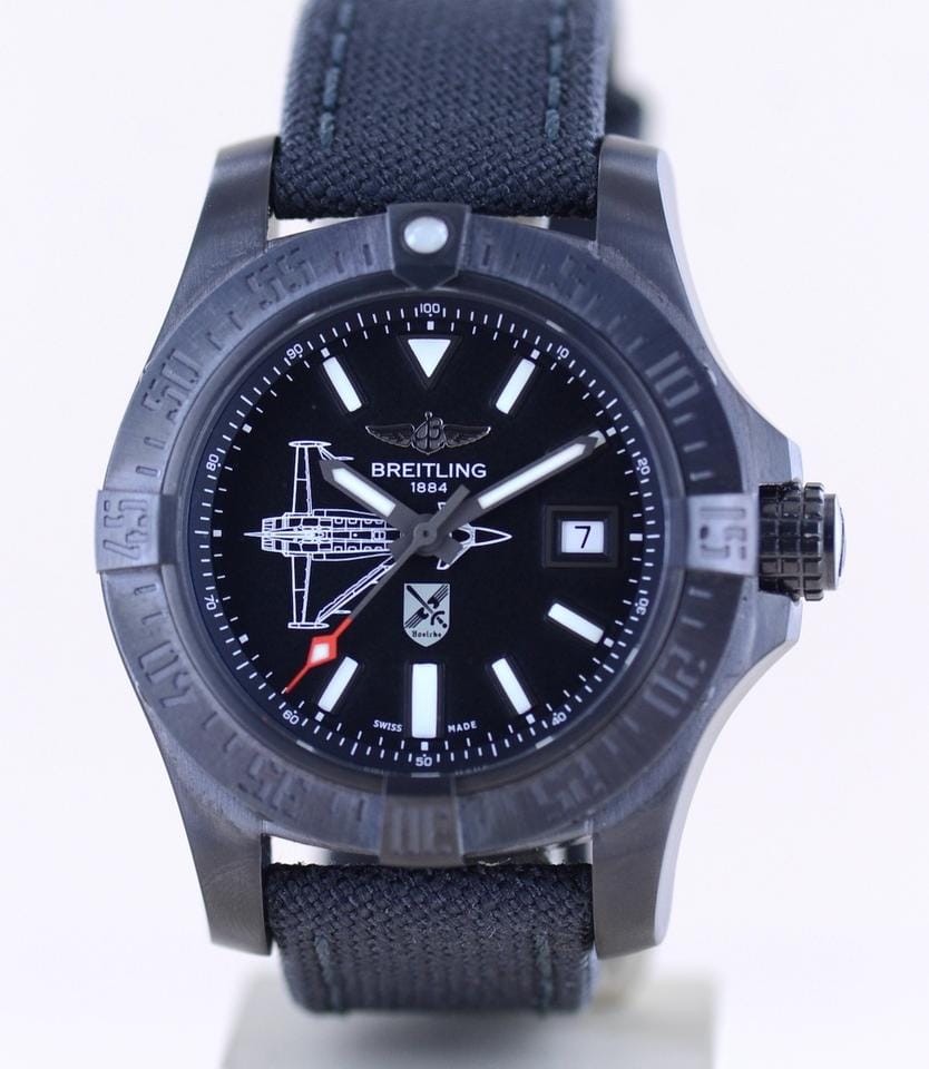 Breitling Avenger II Seawolf Military Limited 75 piece Boelcke B+P NOS