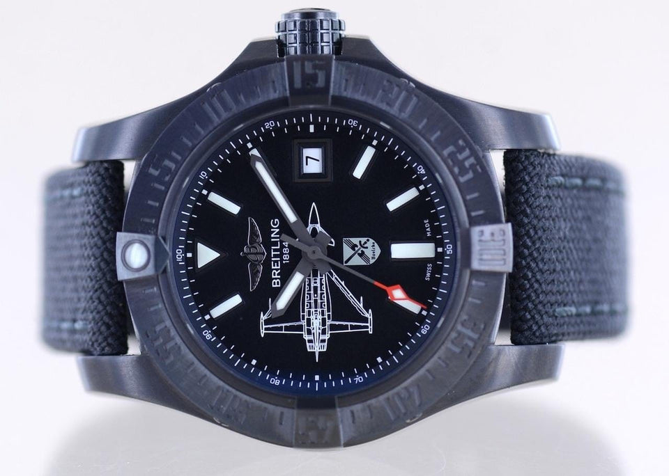Breitling Avenger II Seawolf Military Limited 75 piece Boelcke B+P NOS