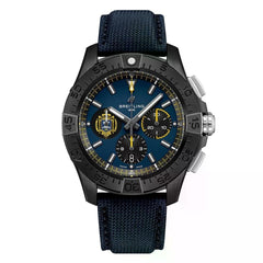 Breitling Avenger Night Mission Us Naval Academy Avenger B01 Chronograph Blue Dial SB01474 A1 C1 X1 1/4th second 30 minutes 12 hours