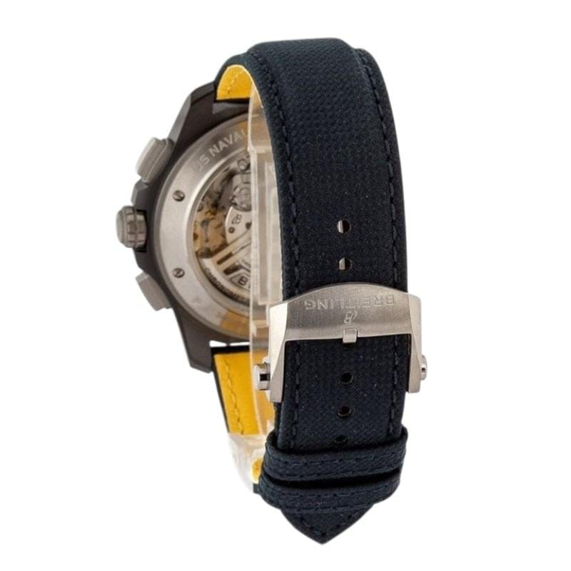 Breitling Avenger Night Mission Us Naval Academy Avenger B01 Chronograph Blue Dial SB01474 A1 C1 X1 1/4th second 30 minutes 12 hours