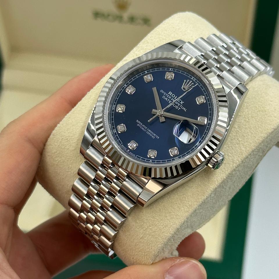 Rolex | Datejust | 126334G | Steel | 41 mm | Steel | Blue | Automatic