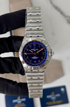 Breitling Chronomat GMTMalaysia Edition Blue Arabic Dial 2026 Unworn Complete Set