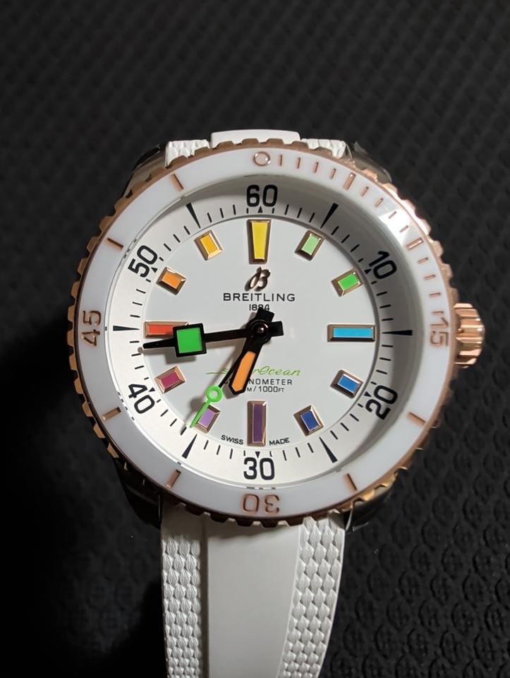 Breitling Superocean 36 Automatic 36 FULL SET NUOVO 2 CINTURINI