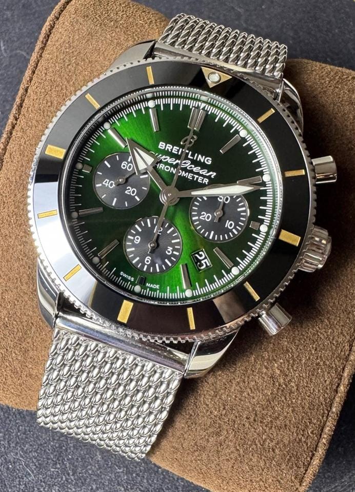 Breitling Superocean Heritage Chronograph B01 Chronograph 44 Full set beutifull close to "unused" Limited to 500 pcs.