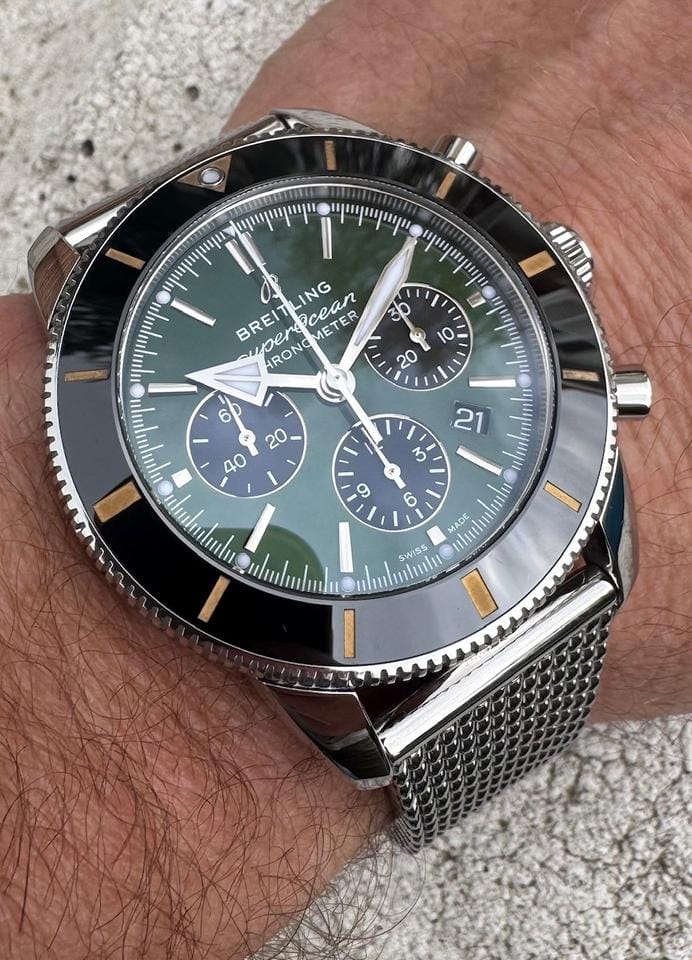 Breitling Superocean Heritage Chronograph B01 Chronograph 44 Full set beutifull close to "unused" Limited to 500 pcs.