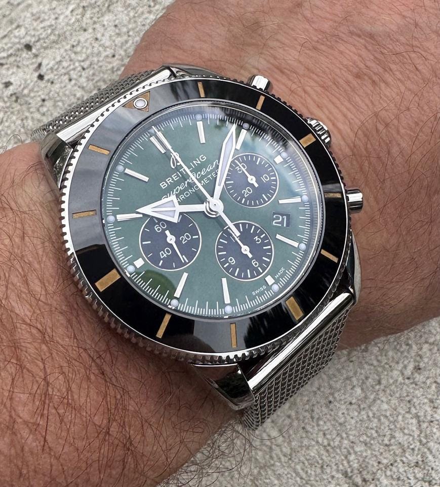 Breitling Superocean Heritage Chronograph B01 Chronograph 44 Full set beutifull close to "unused" Limited to 500 pcs.