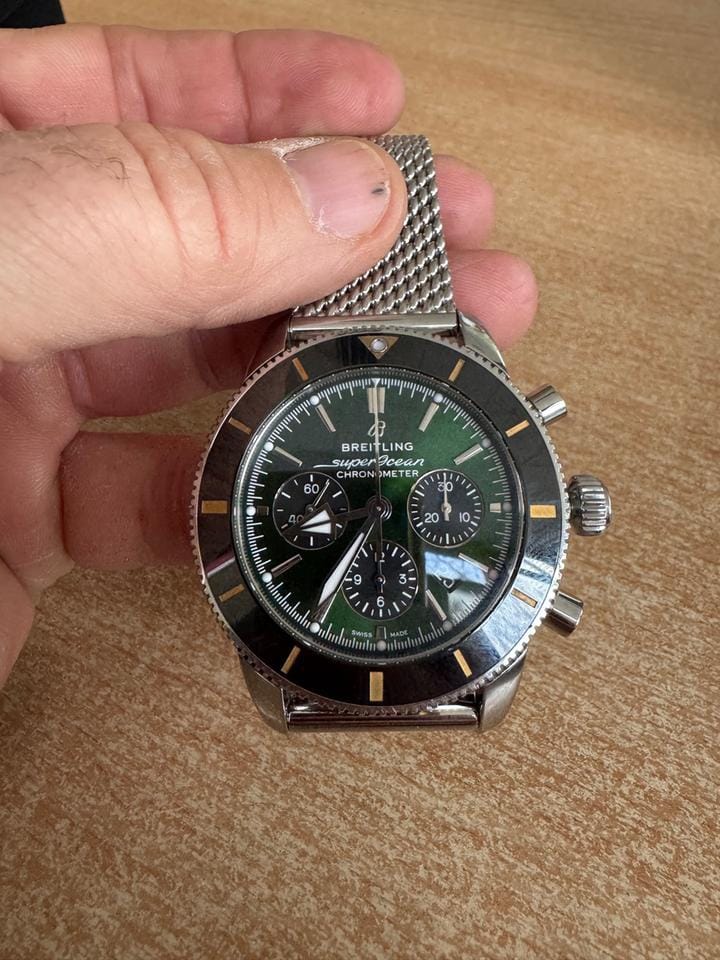 Breitling Superocean Heritage Chronograph B01 Chronograph 44 Full set beutifull close to "unused" Limited to 500 pcs.