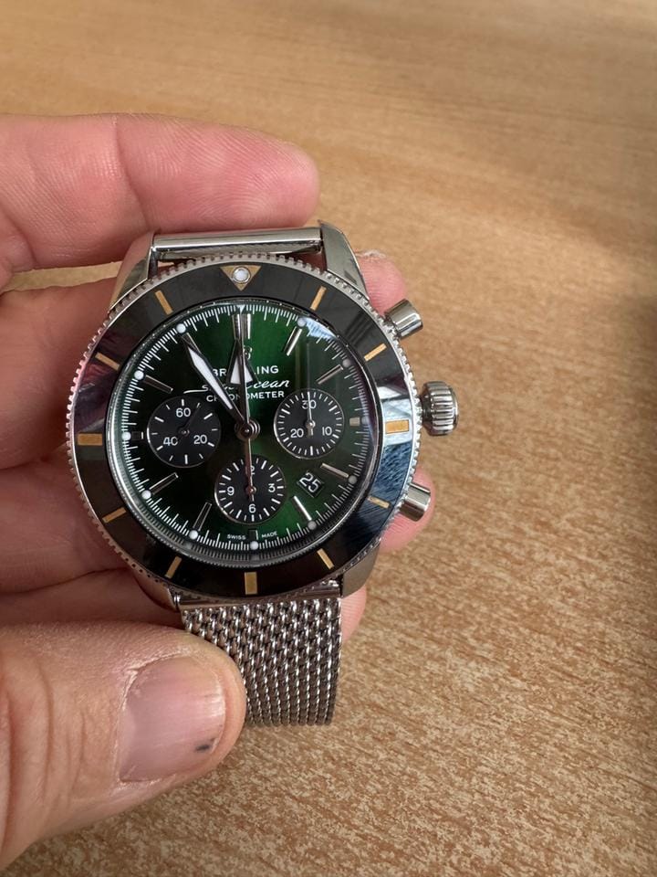 Breitling Superocean Heritage Chronograph B01 Chronograph 44 Full set beutifull close to "unused" Limited to 500 pcs.