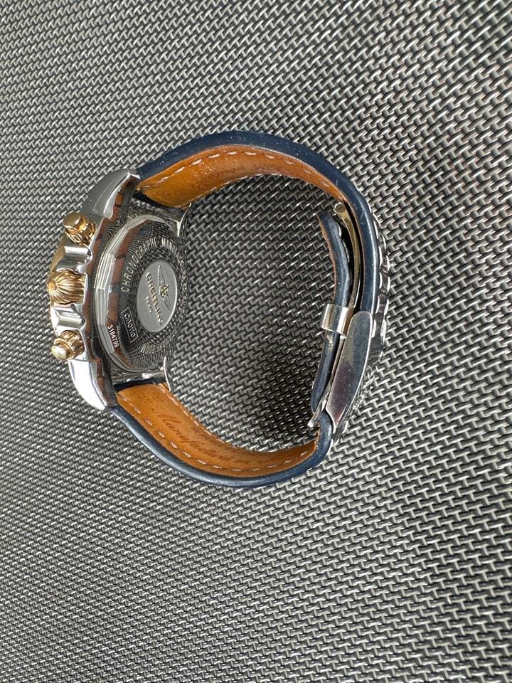 Breitling Chronomat 44 Curea piele crocodil fără urme de uzură acte originale cu