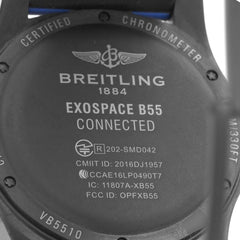 Breitling Exospace B55 Connected DLC Coated Titanium Mens Watch VB5510 Unworn