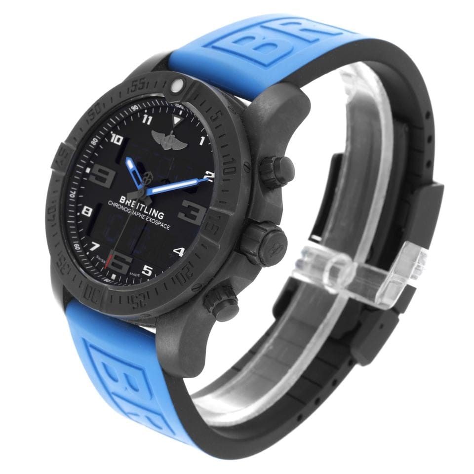 Breitling Exospace B55 Connected DLC Coated Titanium Mens Watch VB5510 Unworn