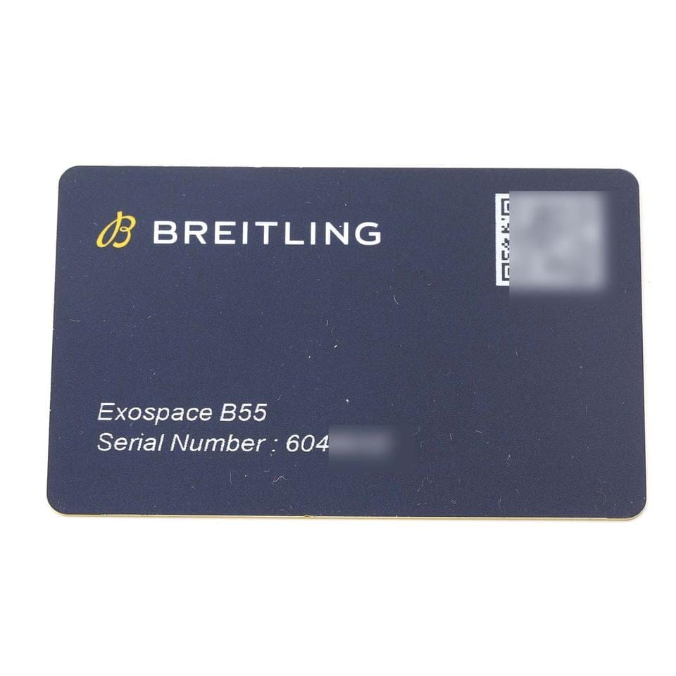Breitling Exospace B55 Connected DLC Coated Titanium Mens Watch VB5510 Unworn