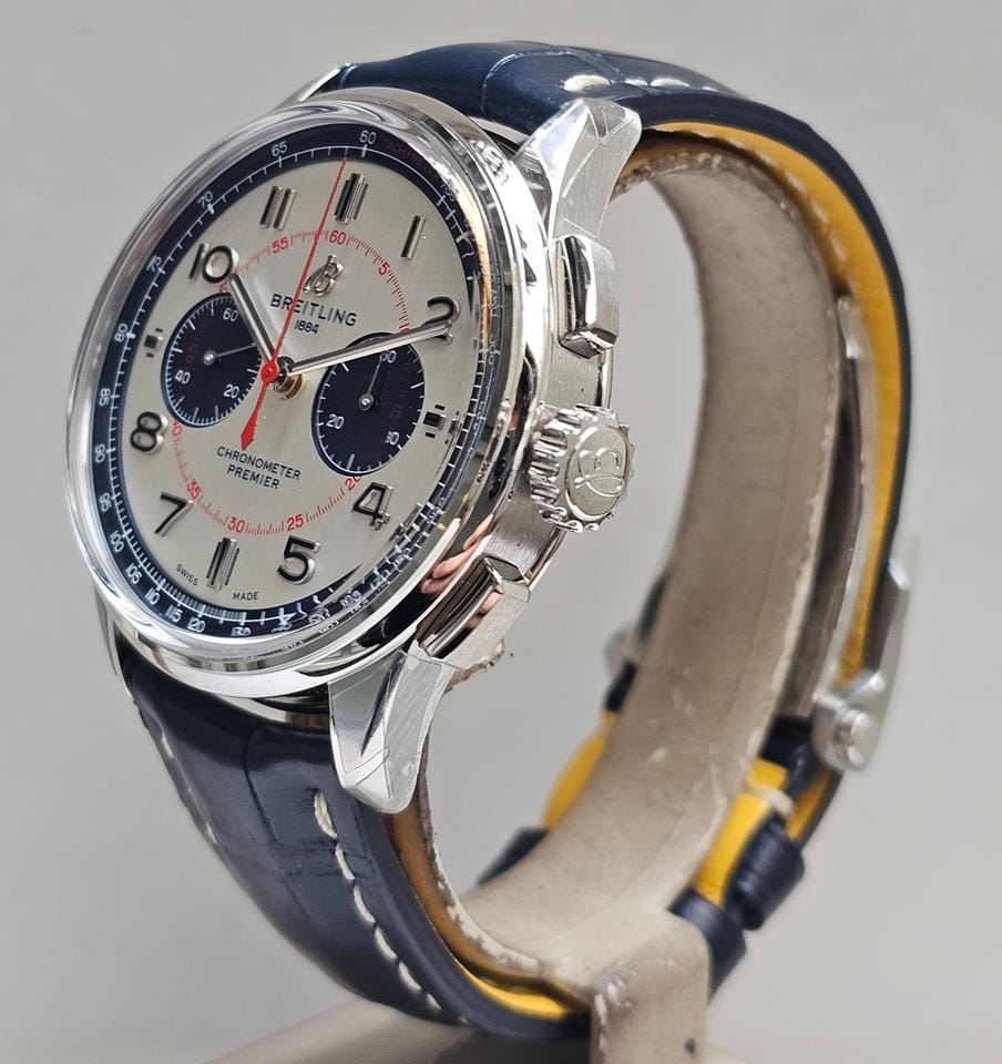 Breitling for Bentley Premier B01 Chronograph 42 Bentley Mulliner - Box & Papers 2025 Unworn - White Dial