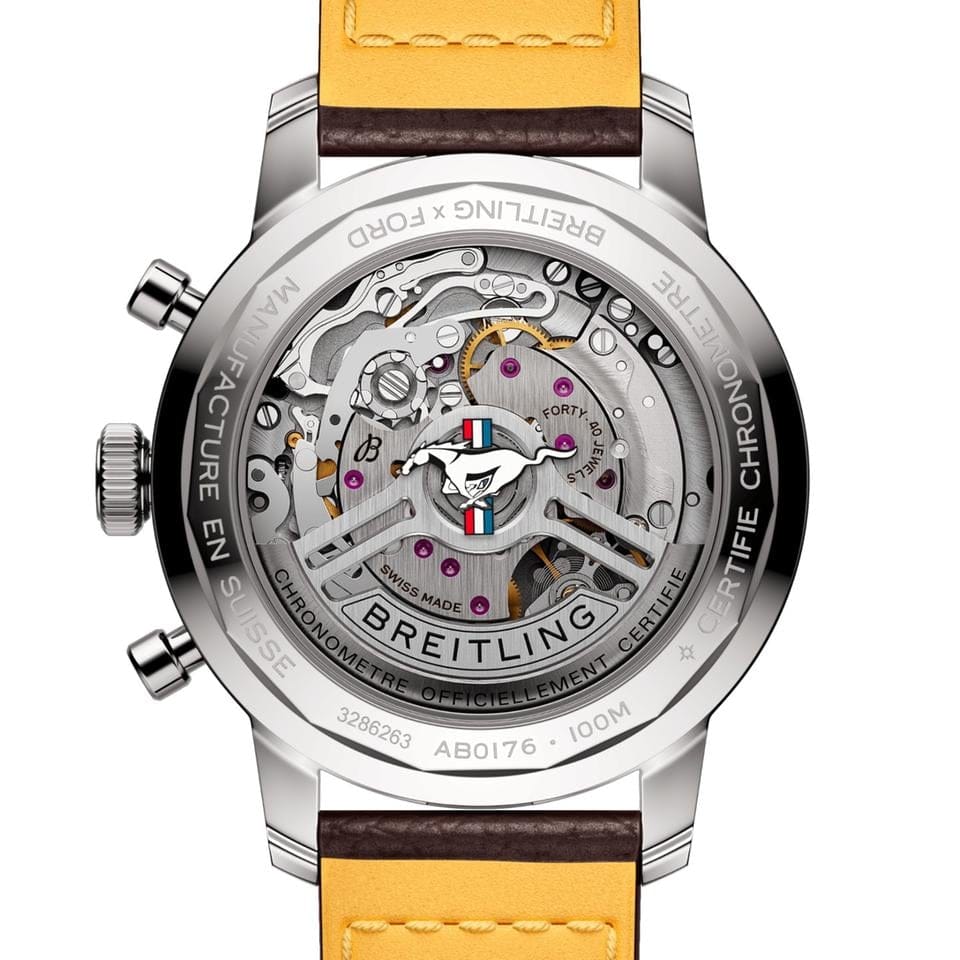 Breitling Top Time B01 Ford Mustang Automatic 41mm Steel Men Watch AB01762 A1 L1 X1