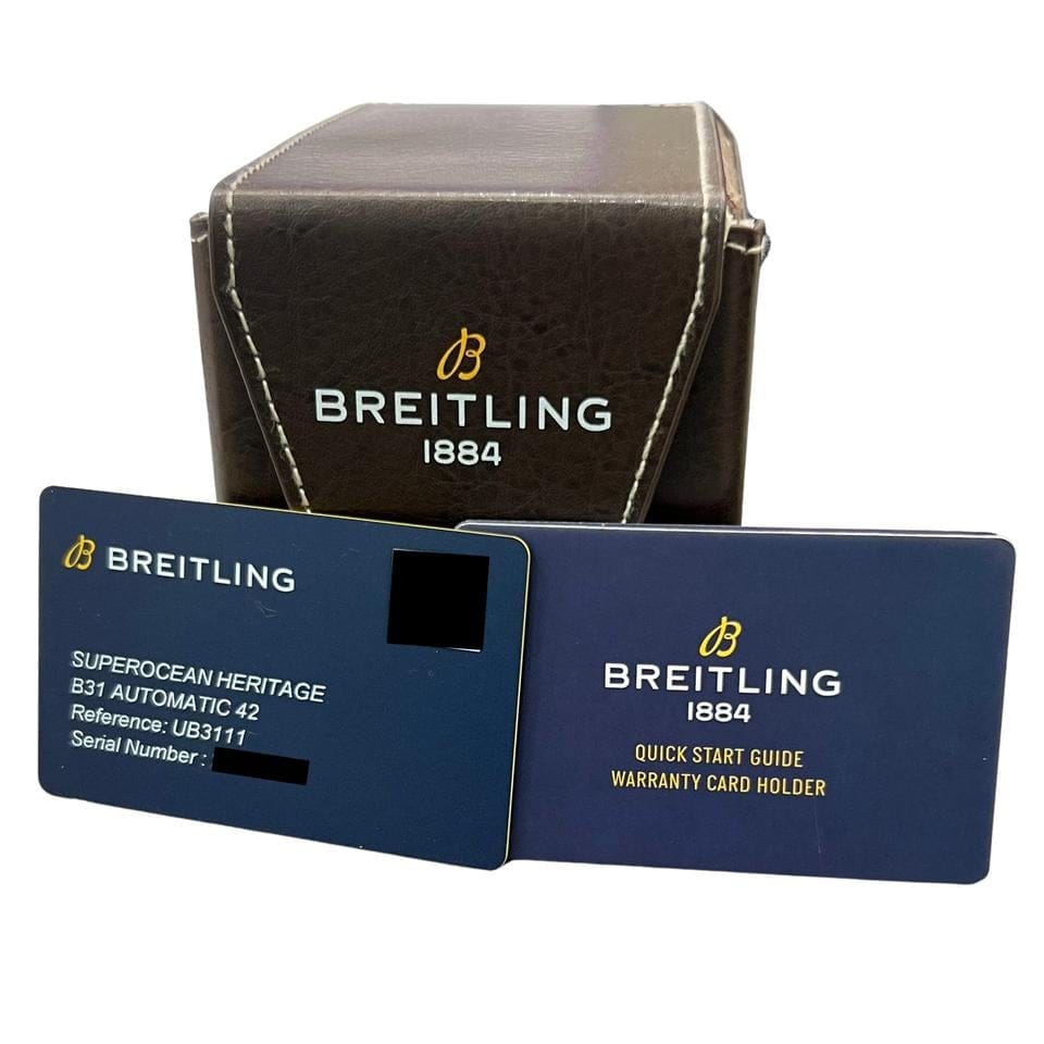 Breitling Superocean Heritage 42 NEW PAPERS Breitling Superocean Heritage 42mm B31 Two-Tone 42mm Watch UB3111 BOX