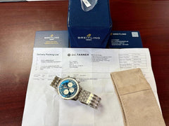 Breitling Navitimer 1 B01 Chronograph2025 Breitling Navitimer B01 Chronograph Ab0137 Blue 46mm W Box & Papers