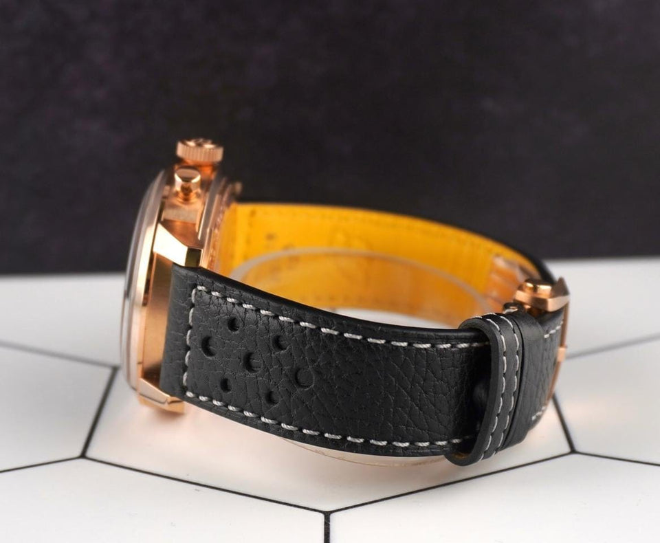 Breitling Top Time41mm Top Time B01 Rose Gold Leather Strap Men's Watch RB0176
