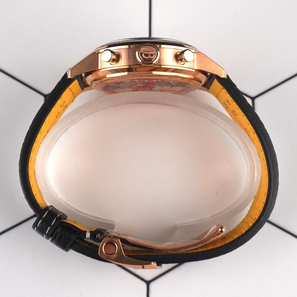 Breitling Top Time41mm Top Time B01 Rose Gold Leather Strap Men's Watch RB0176