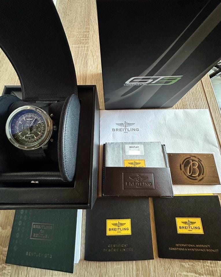 Breitling Bentley Supersports Gt3 Limited Edition Full Set