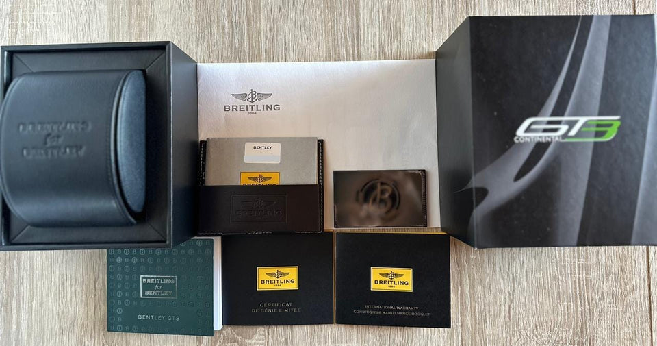Breitling Bentley Supersports Gt3 Limited Edition Full Set