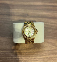 Breitling Starliner Gold/diamonds/mother of pearl - ladies watch
