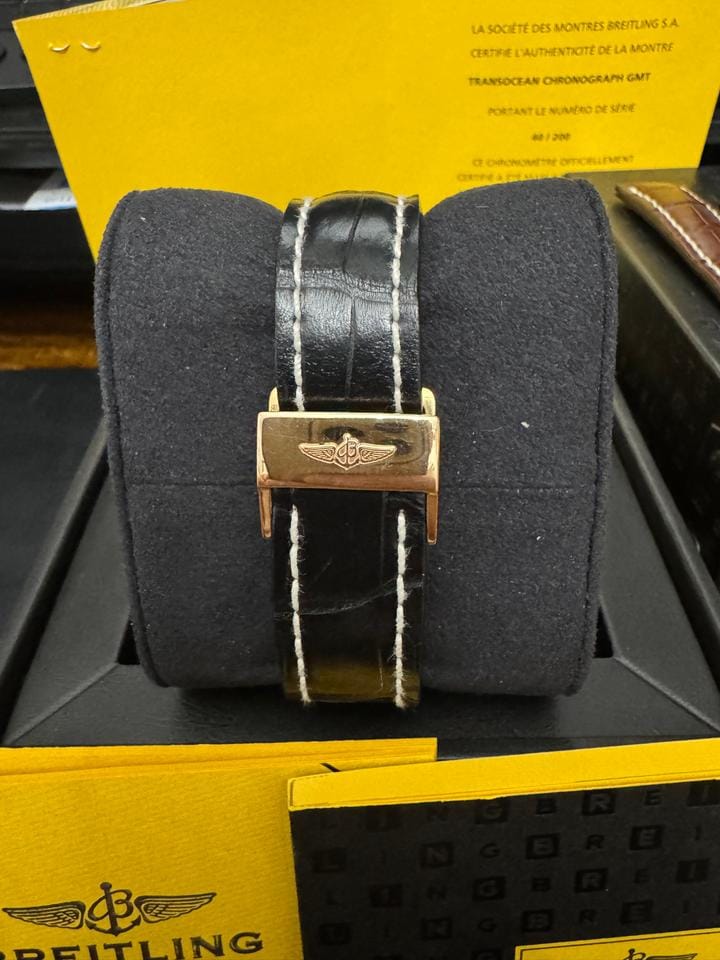 Breitling Transocean Chronograph GMTTransoceanic GMT (limited edition 40/200) Brand New-Never Worn-Box and Papers