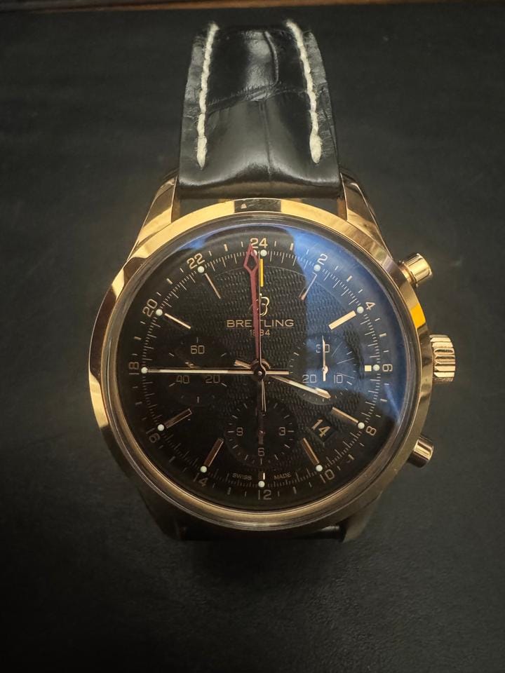 Breitling Transocean Chronograph GMTTransoceanic GMT (limited edition 40/200) Brand New-Never Worn-Box and Papers